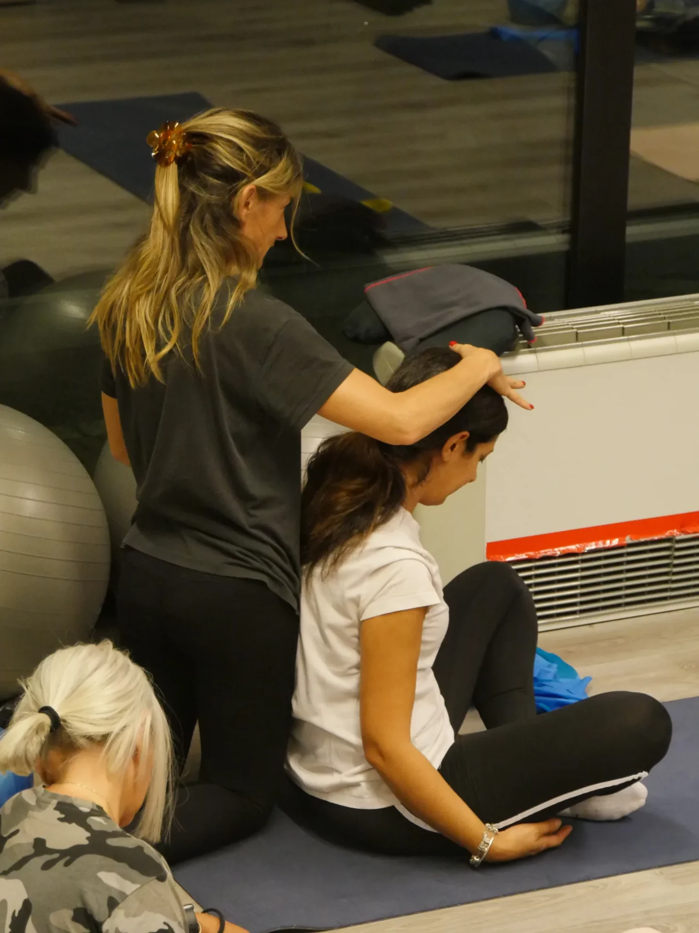Lezione di Pilates nella sala corsi Next Physique